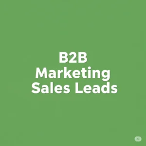 b2b marketing sales leads