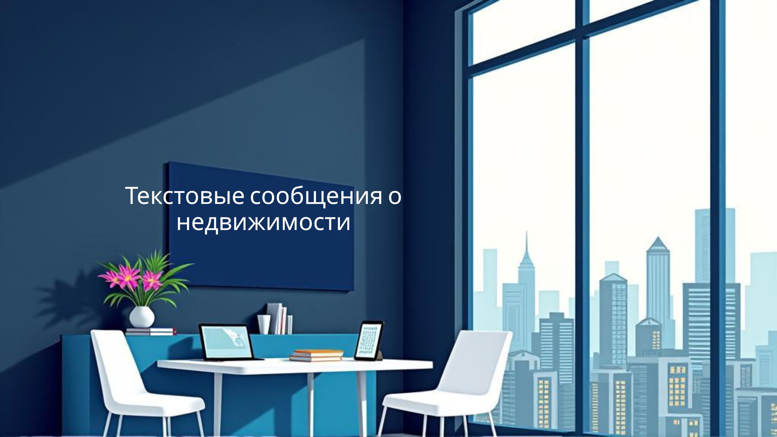 Текстовые сообщения о недвижимости